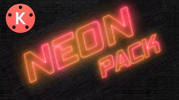 NEON Text Animation Intro In Kinemaster on Android