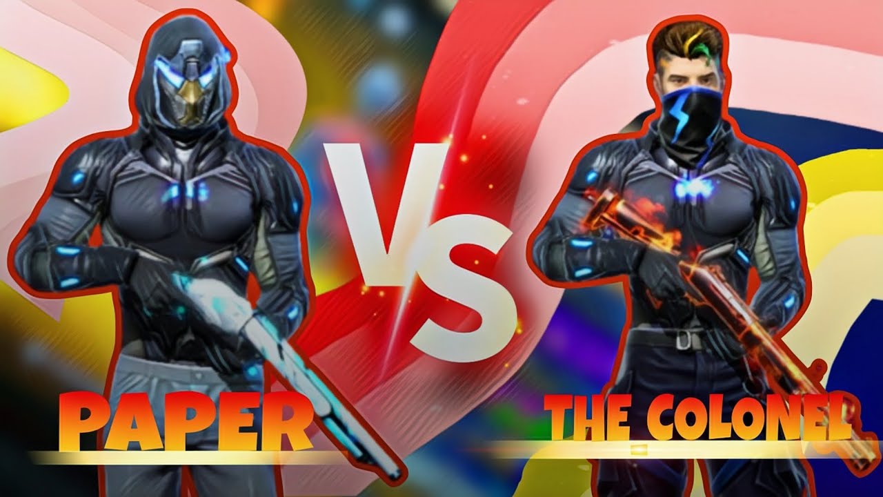 THE COLONEL⚡VS⚡DZ PAPER YT🌍 1 SHOT⚡CHALLENGE🌍