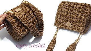 كروشيه شنطه كتف واسعه من الداخل bag crochet tas rajutan Bolsa de ganchillo Túi móc