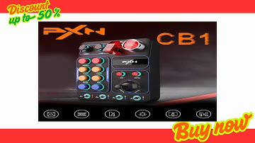 PXN CB1 Simulator Race Central Control Box Multifunctional Keys Control Box RGB For EURO T