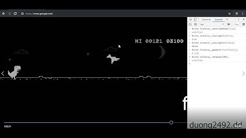 Hack game khủng long của Chrome trong 1 nốt nhạc