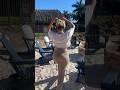 hot blonde leahmifsud walking on beach