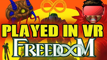 Freedoom in Virtual Reality with best HQ 3D Weapons link in description