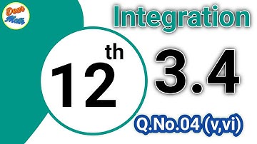 Integration, Differential Derivatives, Integration by parts, Exercise 3.4,class12,dear math