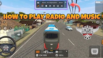 How to play Radio & Music in Bus Simulator Indonesia Tamil - Bus Simulator Indonesia | Gamers Tamil
