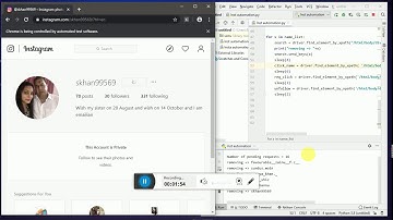 Automating INSTAGRAM to unsend all pending requests Using Selenium || Instagram Bot || Pycharm
