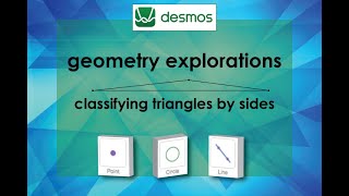 Desmos Tutorial: Classifying Triangles by Sides