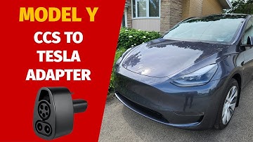 Charge your Tesla with Lectron CCS adapter - 2023 Model Y RWD