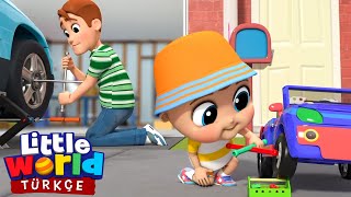 Bebek Babası Gibi Olmak İstiyor Eğlenceli Ve Öğretici Çocuk Şarkıları Little World Türkçe