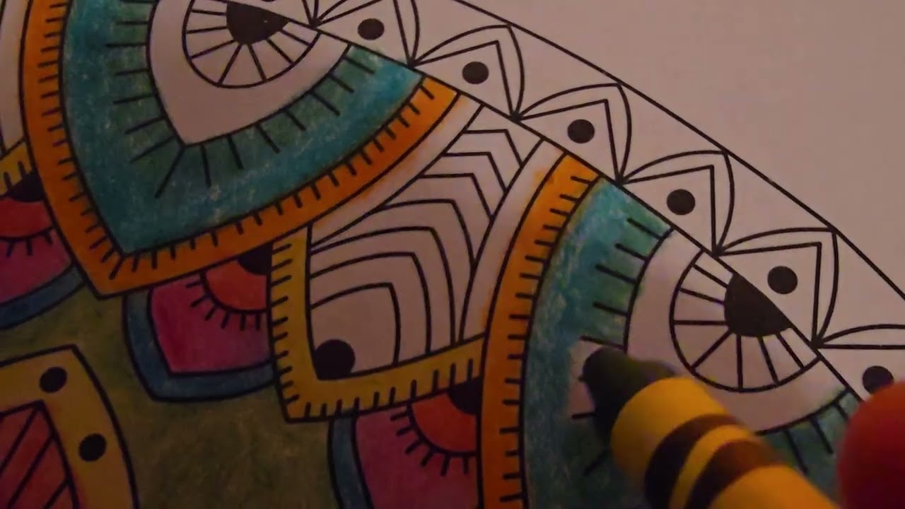 ASMR Fast and Aggressive Coloring w/ Crayons Triggers for Tingles Immunity Relax Noise No Talking 