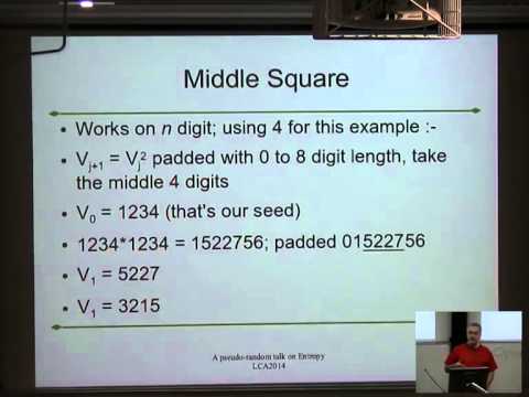 lcare mexicana A Pseudo-Random Talk on Entropy by Jim Cheetham