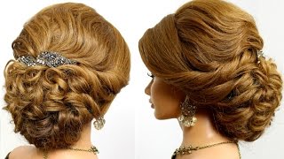 Prom updo, bridal hairstyle for long hair tutorial. Prom updo, bridal hairstyle for long hair tutorial.