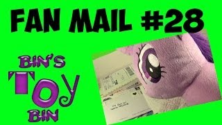 FAN MAIL FRIDAY #28: It's Fan Mail Friday... on Sunday! by Bin's Toy Bin