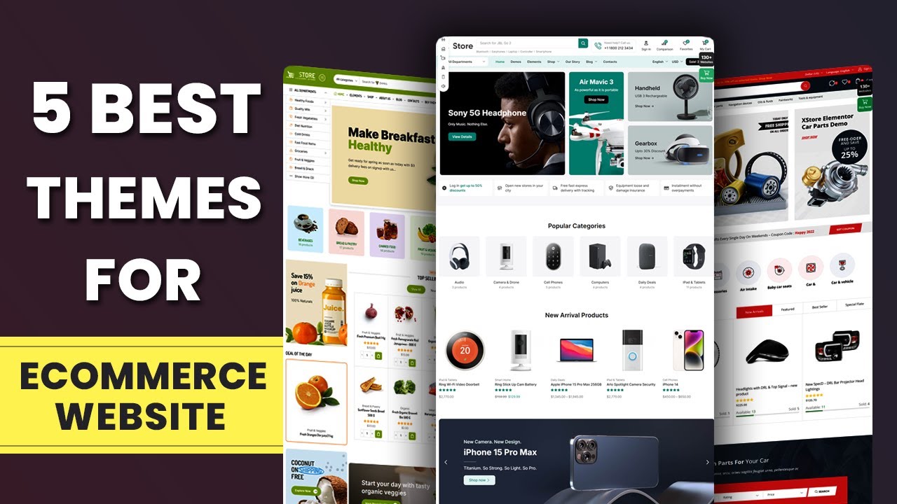 5 Best WordPress themes for ecommerce website | Best woocommerce theme ...