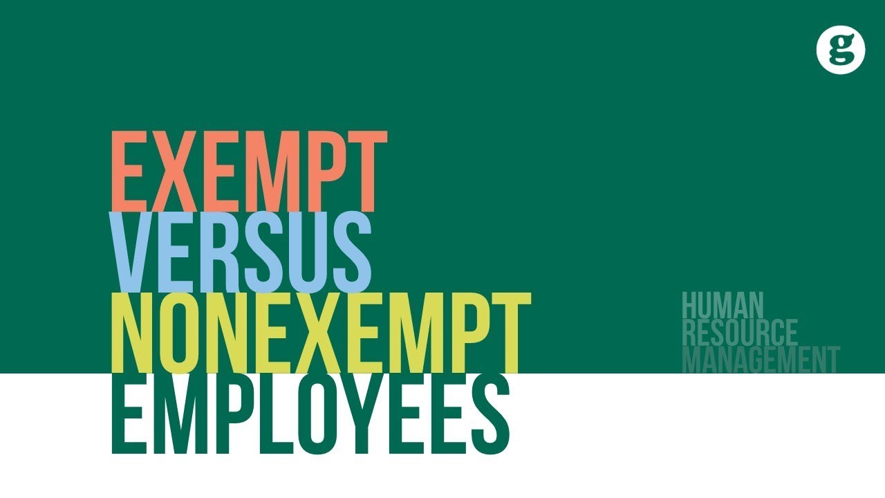 Exempt Versus Non Exempt Meaning Exempt Versus Non Exempt Meaning