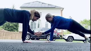 Partner Plank High Five