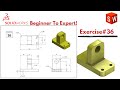 SOLIDWORKS Beginner To Expert Exercise# 36 | Solidworks Beginners Tutorials | #solidworksexercises