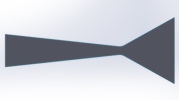 ✅💯✅ Solidwork Model for Ansys # 5 : 2D Converging Diverging Nozzle | 2D CD Nozzle