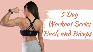 30 Min circuit training home workout series- Back and Biceps day 2