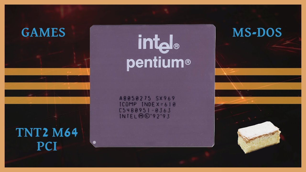 [MS-DOS] Games: Intel Pentium 75 MHz + Riva TNT2 M64 PCI 16MB
