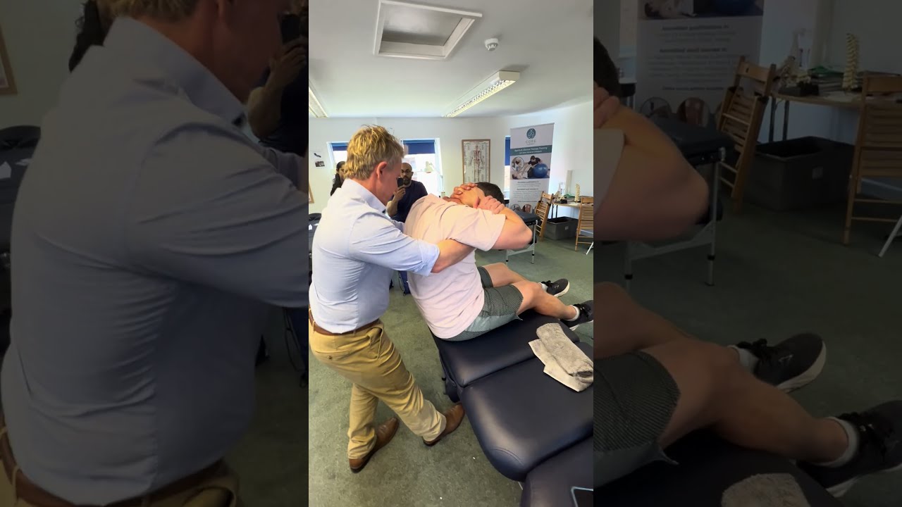 MANIPULATION Of CERVICO THORACIC Junction Chiropracticadjustment Spinalmanipulation