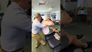 MANIPULATION of CERVICO-THORACIC junction #chiropracticadjustment #spinalmanipulation