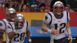 Tom Brady first drive in Super Bowl XXXIX Rematch | 2005 Patriots vs Eagles | Madden NFL 21 (PS5)