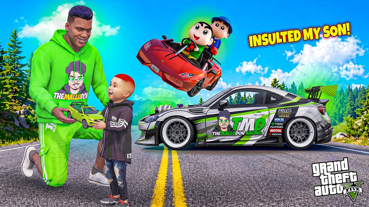 Franklin’s Son Was Insulted… So Franklin Challenged a Racing Champion! 😡🔥 | GTA 5 Malayalam