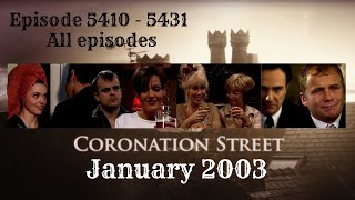 Coronation Street - January 2003