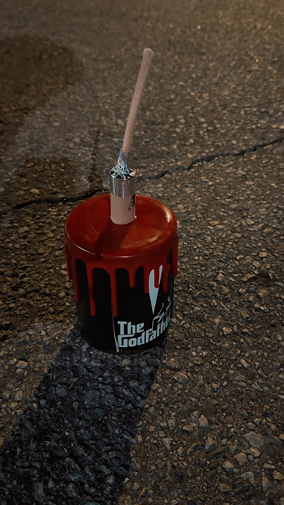 THE GOD FATHER WHISTLE CAN [DEMO] 🌹 #pyrotechnics #godfather #fireworks #salute