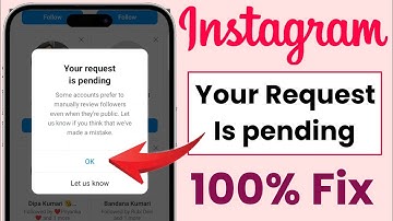 How to Fix Your Request is Pending Instagram Problem | your request is pending Instagram problem