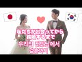 【日韓夫婦/한일부부】私たちの出会いから結婚するまで♡우리의 첫만남에서 결혼까지　《国際カップル/국제커플》《日韓カップル/한일커플》