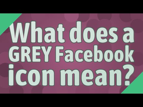 वीडियो: फेसबुक आइकन का क्या मतलब है?