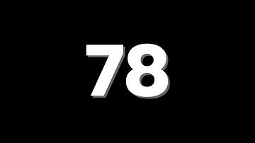 78 Second Countdown Timer With Sound Effect