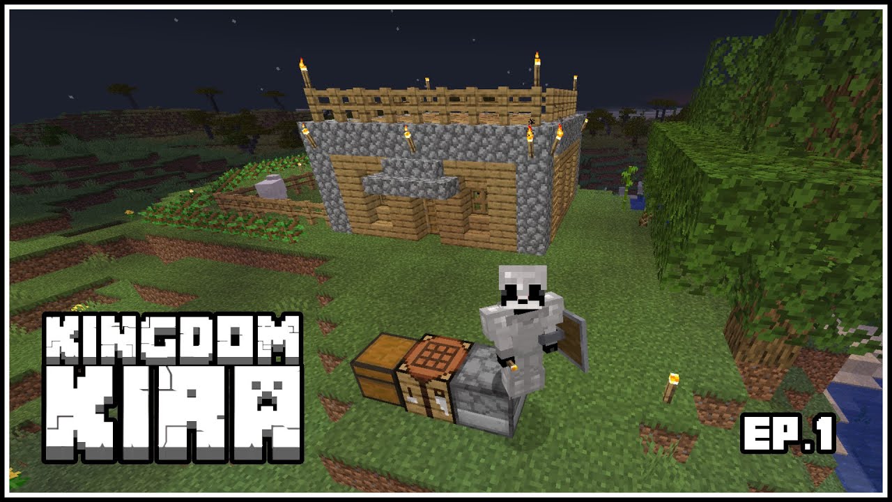 Mi primer survival en Minecraft 1.20.1 [Kingdom Kira: mundo kk] ep. 1 ...