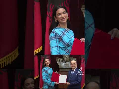 Dua lipa receives albanian citizenship