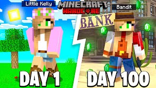 I Survived 100 DAYS as a BANDIT in Minecraft ... Here's What Happened