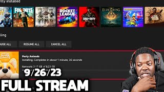 Reactions \& Party Animals Full Stream (9\/26\/23)