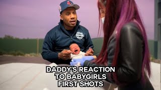 Daddy Reacts To Baby Girl's First Jabs 😭 | OKAY REALLY