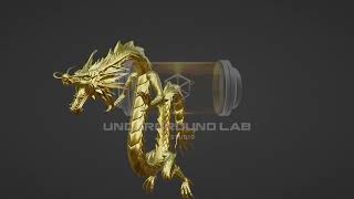 Lowpoly Rigged Dragon Preview