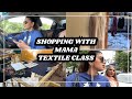 Shopping with mama kurta shawl and handwork textile  vlog