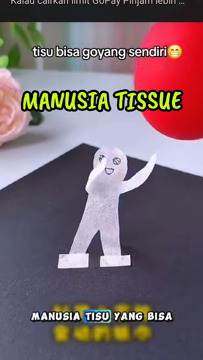 ⭕ MANUSIA TISSUE MENARI #trending #shortsfeed #diy