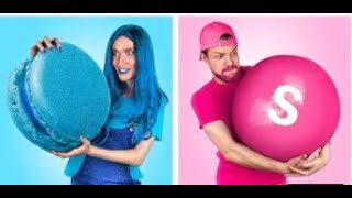 Color Challenge! Eating And Buying Everything In One Color For 24 Hours ilAZOWD JiQ 1080p