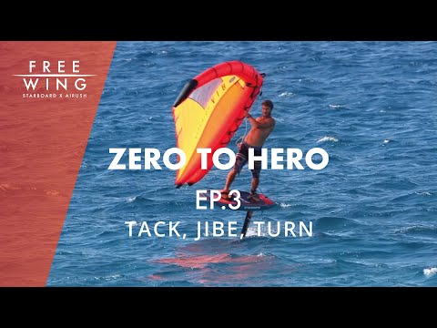 Wingfoiling How To Upwind, Jibing & Tacking | Wingboarding Zero to Hero Ep. 3 with Zane Schweitzer
