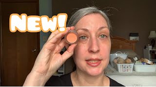 Flower Beauty Chill Out Smoothing Color Corrector review demo first impression over 40 makeup