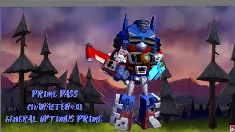 ANGRY BIRDS TRANSFORMERS- PRIME PASS CHARACTER GENRAL OPTIMUS PRIME EXCULOSIVES