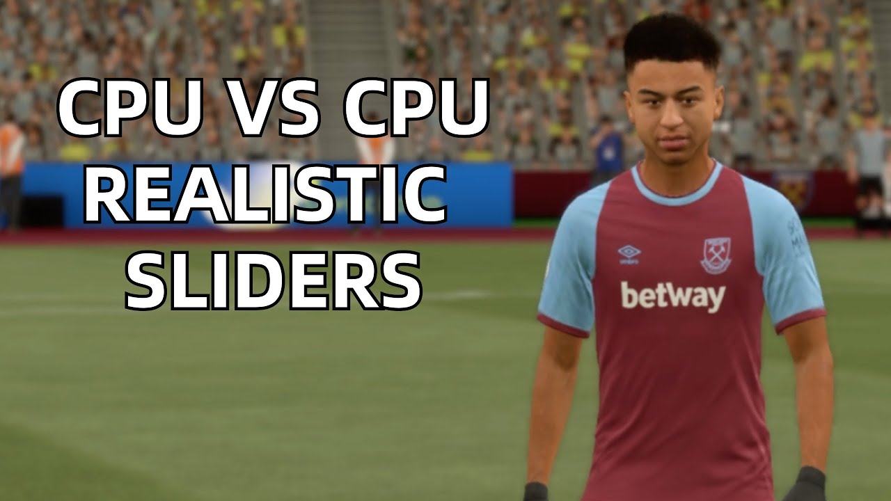FIFA 21 NEW Realistic Sliders CPU vs CPU YouTube