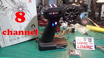 LDARC CT01: Super Budget programmable 8-CH Car and Tank Radio with Telemetry