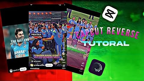 Capcut Reverse Edit Tutorial For Cricket Shorts Edit | How to edit cricket shorts ⚡