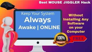 MOUSE JIGGLER - How To keep Your Computer Awake | Always Online screenshot 1